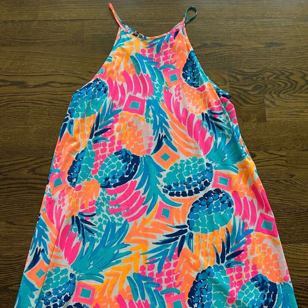 Vintage Lilly Pulitzer Pineapple Tassel Dress!